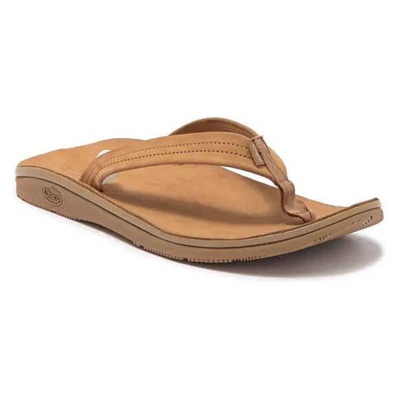 Chaco Other - Chaco Classic Leather Flip Flop Thong Men's Size 7 Podiatrist Approved Tan